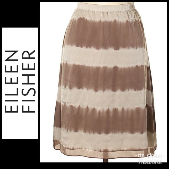 Eileen Fisher Dresses & Skirts - Eileen Fisher silk tie dye style skirt